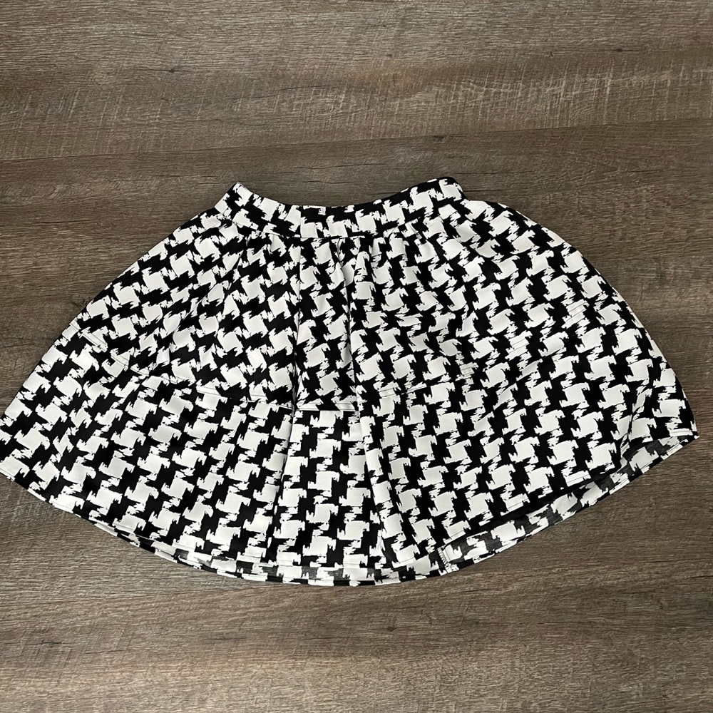 Black and white skirt